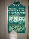 Historic Central Title Service Building