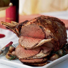 Standing Rib Roast with Madeira Sauce and Herbed Yorkshire Puddings