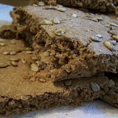 Flat Health Bread Baked in Oven