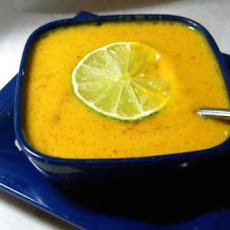 Silky-Coconut Pumpkin Soup (Keg Bouad Mak Fak Kham)