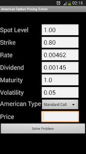 How to get American Option Pricing Solver patch 1.2 apk for bluestacks