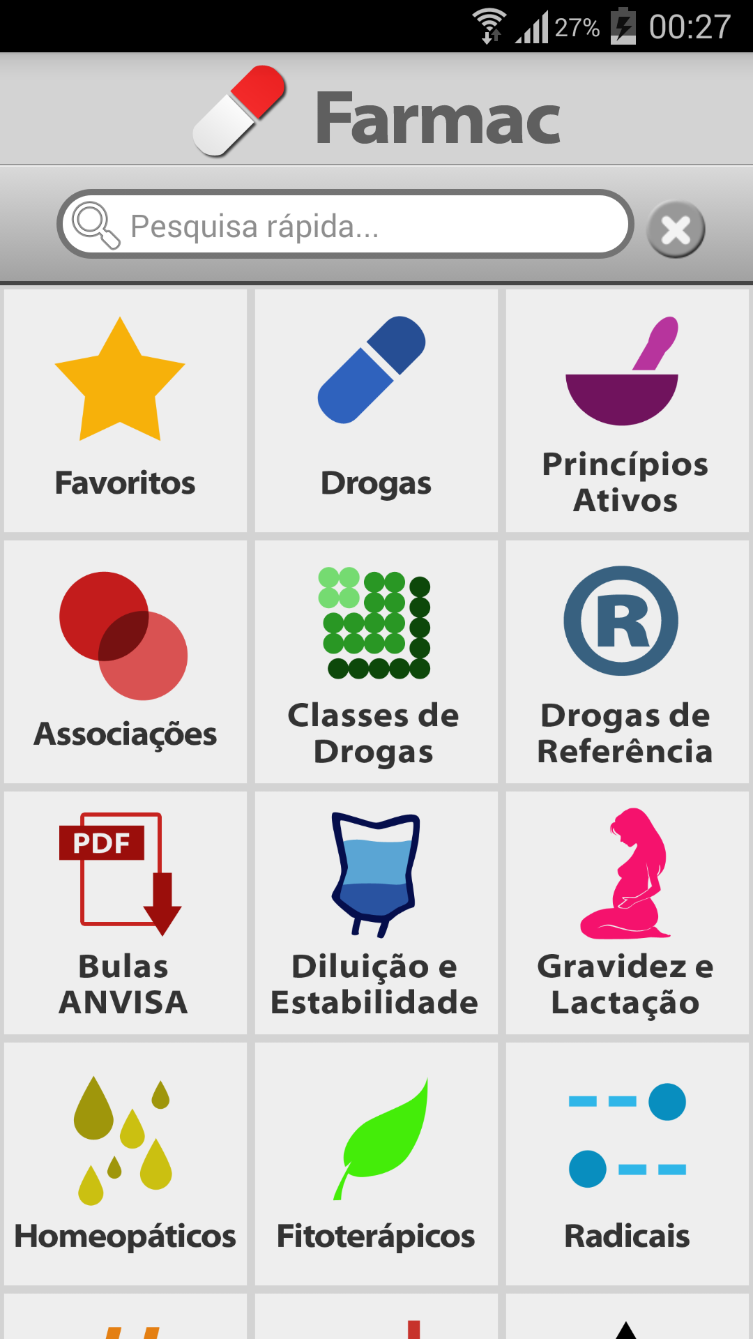 Android application Farmac - Bulas e Medicamentos screenshort