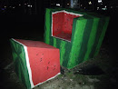 Watermelon-Cube Stone