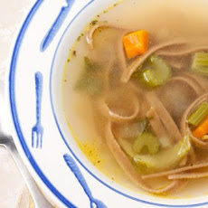Vegetarian Flu-Fighting Noodle Soup