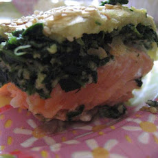 Spinach Salmon Roll