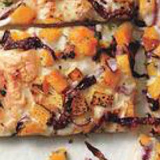 Butternut Squash-and-Red Onion Pizza