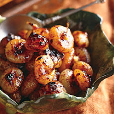 Braised Baby Onions with Orange Juice and Balsamic Vinegar