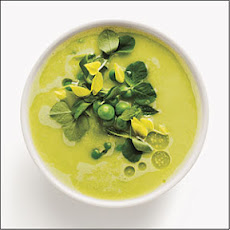 Fresh Pea and Garlic Gazpacho