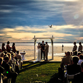 by Steven C. Bloom - Wedding Ceremony ( ceremony, bride, groom )