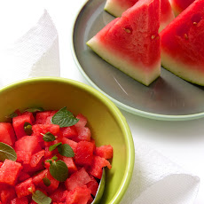 Watermelon with Lavender Honey and Sea Salt