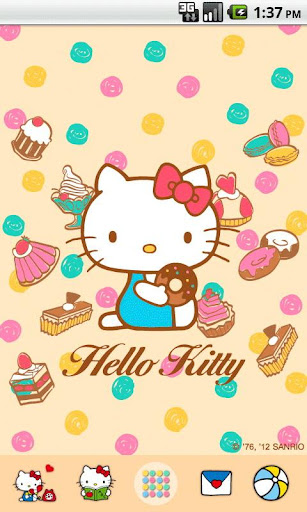 Hello Kitty Dessert Time Theme
