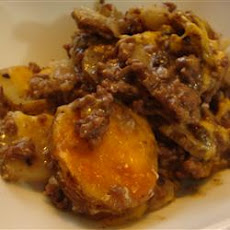 Scalloped Potatoes and Hamburger