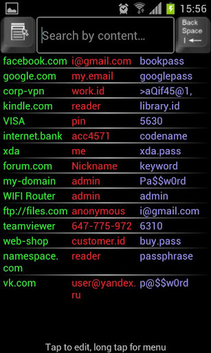 Cloud KeyRing Password Manager