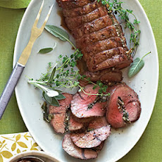Grilled Beef Tenderloin with Fresh Herbs