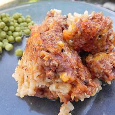 Baked Beef and Brown Rice