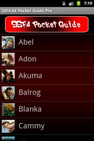 SSF4 AE Pocket Guide Pro