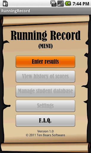 Running Record FREE