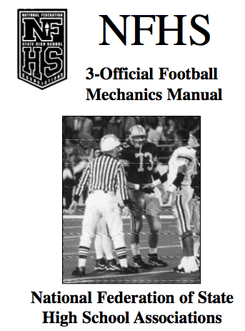 Officials Of Football. NFHS 3-Official Football