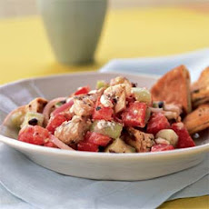 Chicken Souvlaki Salad