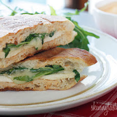 Chicken Panini with Arugula, Provolone and Chipotle Mayonnaise