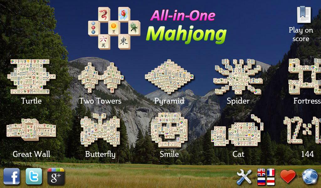 Android application All-in-One Mahjong screenshort