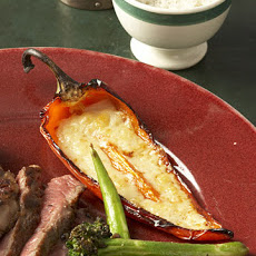 Broiled Peppers with Melted Cheese
