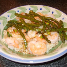 Sesame Shrimp & Asparagus