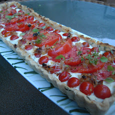 Summer Heirloom Tomato Tart with Herb Crust
