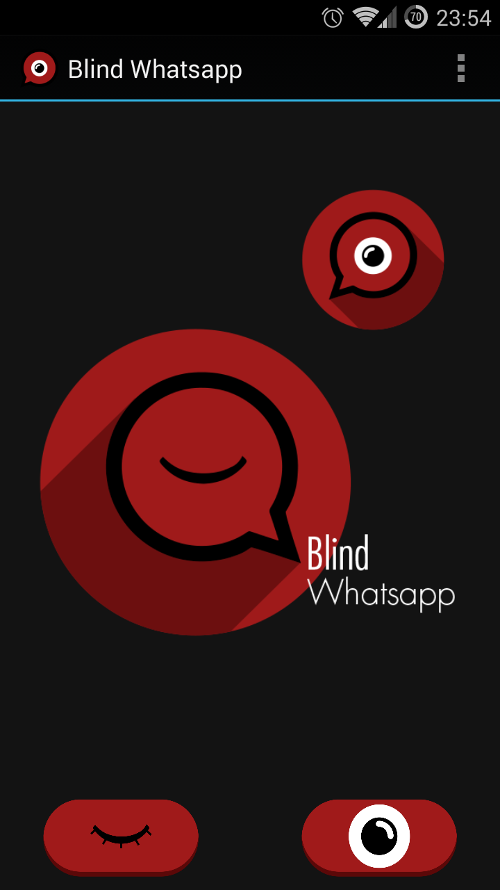 Android application Blind for Whatsapp screenshort