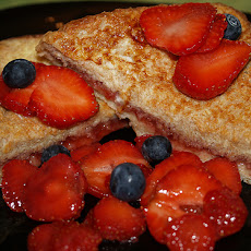 Strawberry Cheesecake Stuffed French Toast