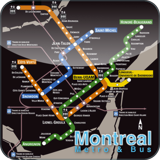 Montreal Metro & Bus 交通運輸 App LOGO-APP開箱王