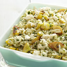 Minted Squash-Orzo Salad