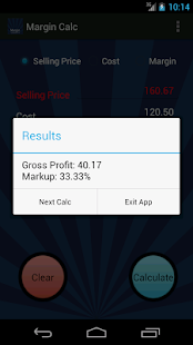 Margin Calculator Pro screenshot for Android
