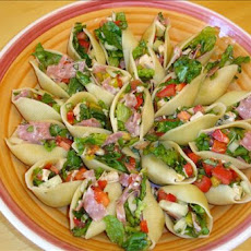 Italian Chopped Salad in Shells