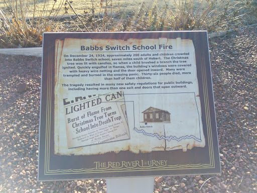 Babbs Switch School Fire Memorial