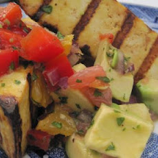 Grilled Tofu with Grapefruit and Avocado Salsa