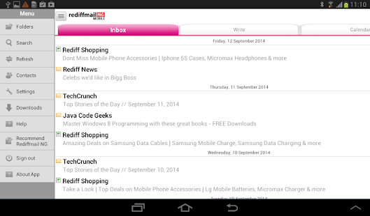 App Rediffmail NG APK for Windows Phone