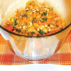 Butternut Squash with Onions and Pecans