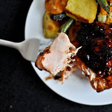 Grilled Blueberry BBQ Salmon