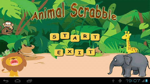 Animal Scrabble