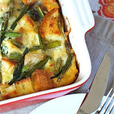 Overnight Asparagus & Mushroom Strata