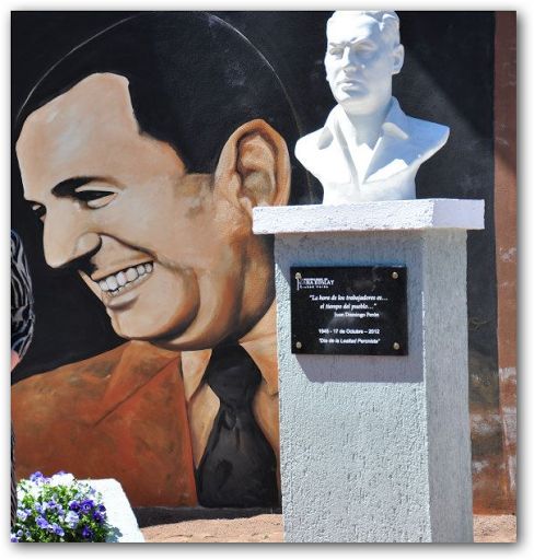 Busto Conmemorativo Juan Domingo Perón