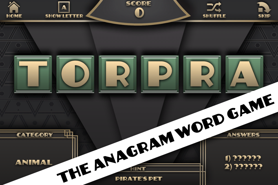 Android application Morphos - anagram word game screenshort