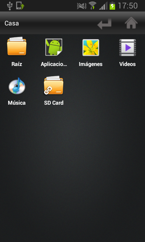Android application File Selector/Explorer screenshort