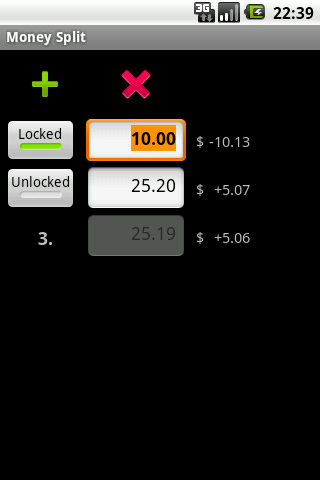 money-split-tip-calculator for android screenshot