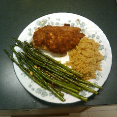 Asparagus, Chicken, Wild Rice Casserole