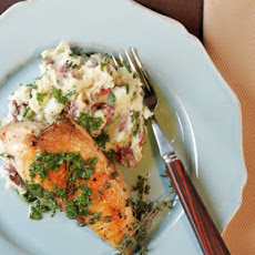 Roast Chicken My Way with Parsley-Lemon Oil