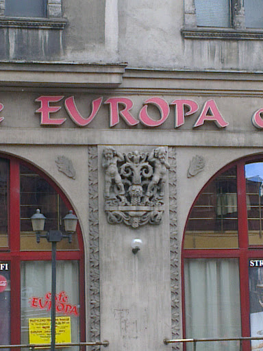 Katowice, Płaskorzeźba Na Cafe EUROPA