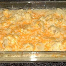 Baked Cauliflower in Cheese Sauce
