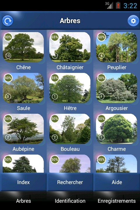 Android application Arbre Id - Arbres de France screenshort